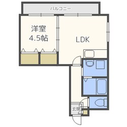 オルフェア上本町Ⅶ番館の物件間取画像